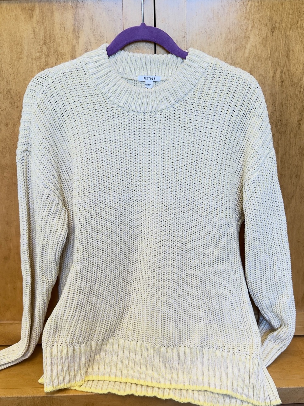 Pistola yellow/cream  Knit Sweater